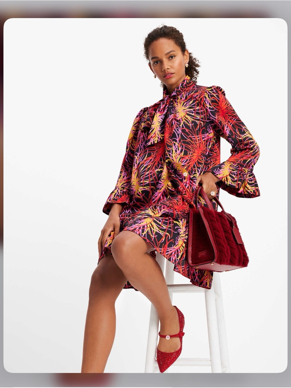 kate spade new york
Mainline Winter Chrysanthemum Twill Minidress